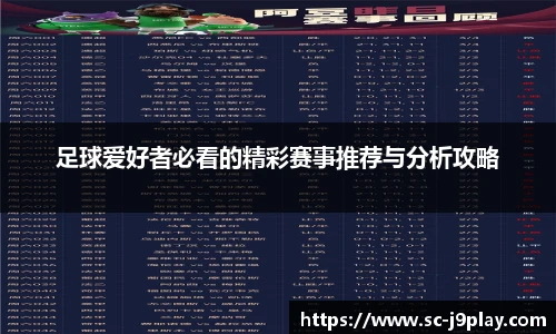 足球爱好者必看的精彩赛事推荐与分析攻略
